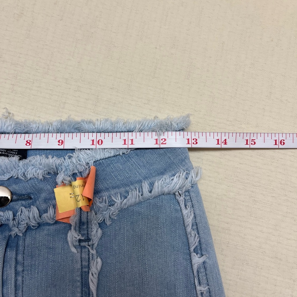 Finesse XS Reagan blue frayed flare jeans - Picture 5 of 14